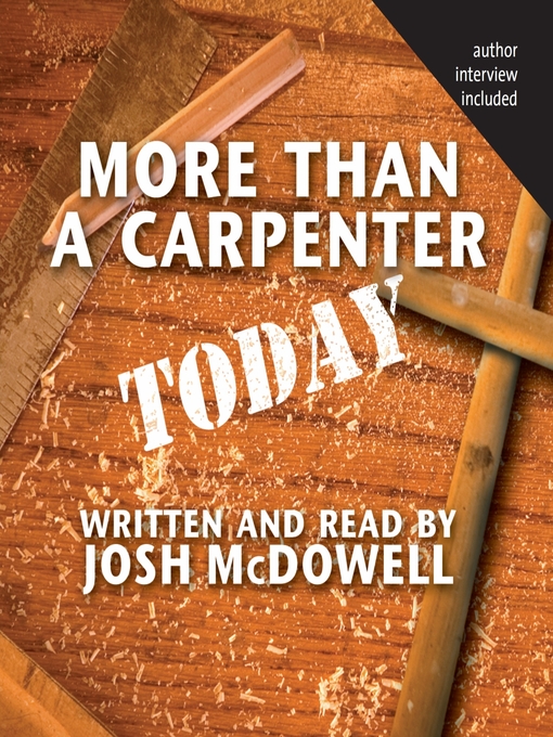 Title details for More Than a Carpenter Today by Josh McDowell - Available